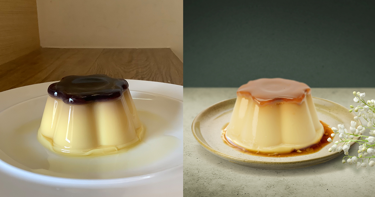 18 元的布丁，如何合成出咖啡店布丁的價質感？